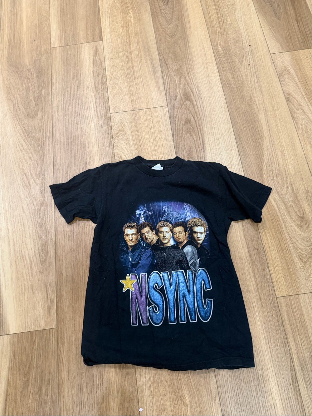 NSYNC Black Graphic Band T-Shirt Small